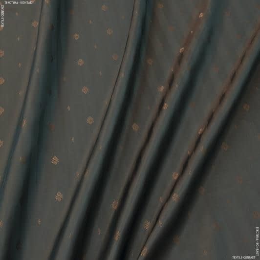 Ткани жаккард - Подкладочный жаккард коричневый