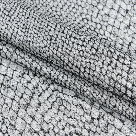 Ткани все ткани - Жаккард Рептилия цвет серебро