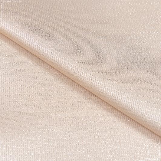 Ткани для рукоделия - Парча плотная пунктир золотая