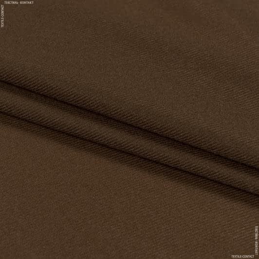Ткани для рукоделия - Трикотаж-липучка коричневый