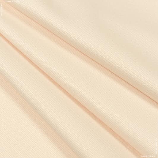 Ткани портьерные ткани - Ткань для скатертей рогожка Ниле цвет крем