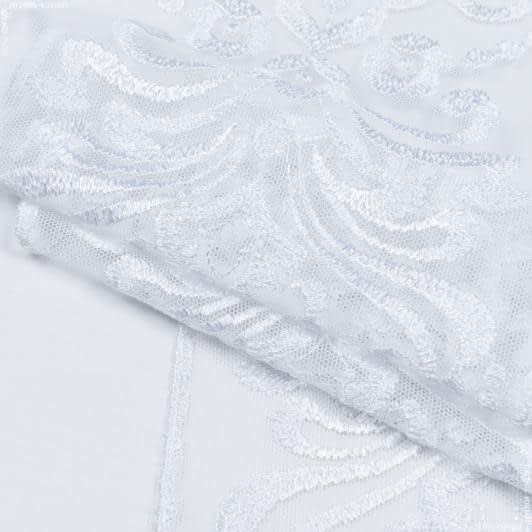Ткани для рукоделия - Декоративное кружево Верона цвет белый 17 см