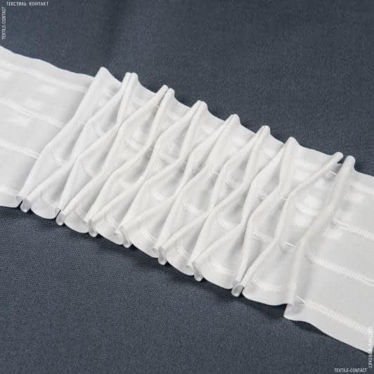 Ткани все ткани - Тесьма шторная Соты мелкие матовая КС-1:3 120мм±0.5мм/50м