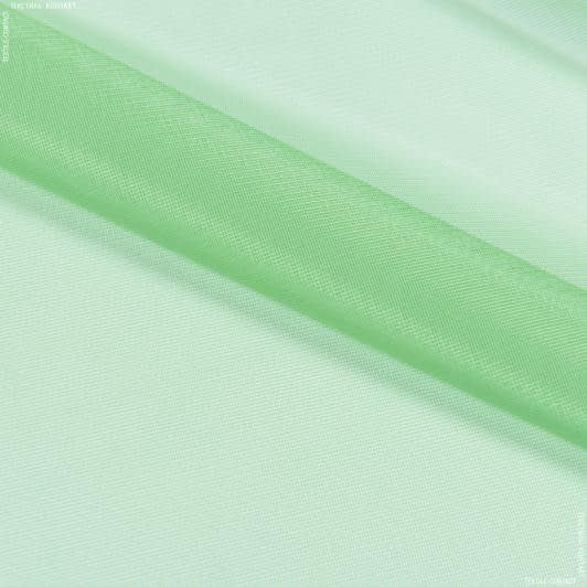 Тканини гардинні тканини - Тюль сітка дрібна Голді зелена