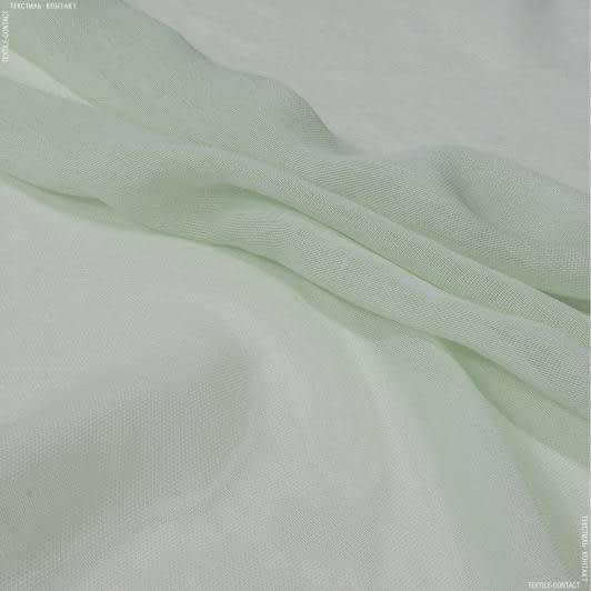 Ткани все ткани - Тюль сетка Вена цвет мята с утяжелителем