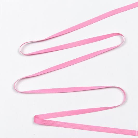 Ткани тесьма - Репсовая лента Грогрен  т.розовая 10 мм