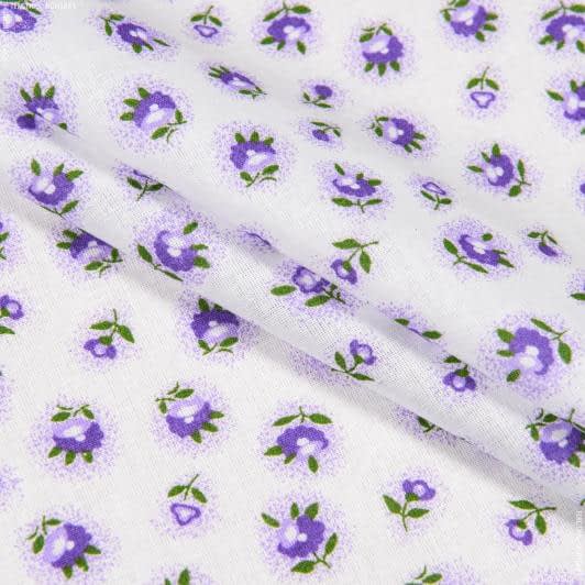 Ткани для сорочек и пижам - Ситец-67-ТКЧ фиолетовый