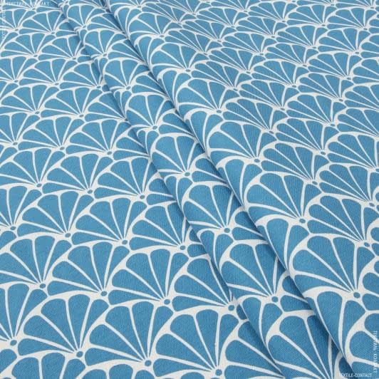 Ткани для рукоделия - Декоративная ткань арена Каракола небесно голубой