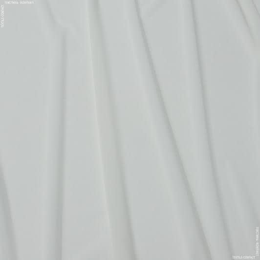 Ткани для платков и бандан - Шифон натуральный стрейч светло-молочный