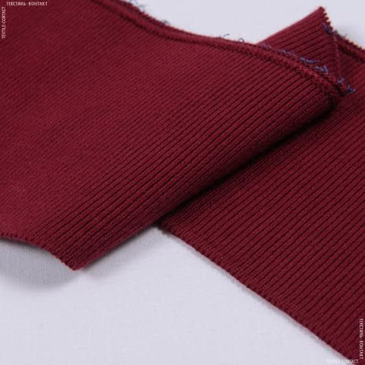 Ткани для одежды - Воротник-манжет 10х42см бордовый