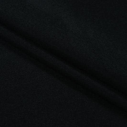 Ткани для рукоделия - Трикотаж-липучка черная