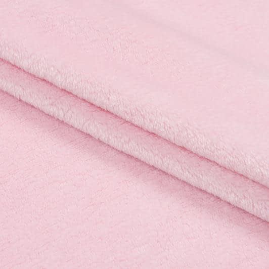 Ткани для декора - Флис-250 велсофт светло-розовый