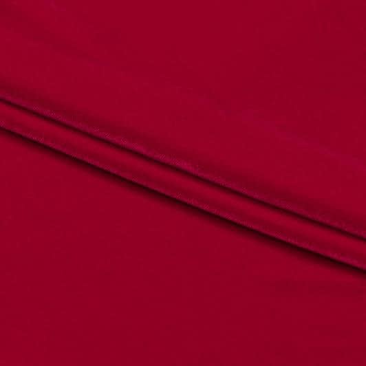 Ткани для спортивной одежды - Бархат стрейч красный