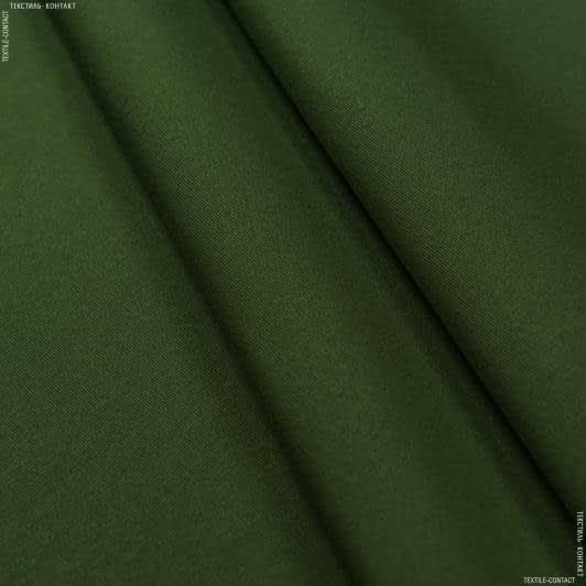 Ткани портьерные ткани - Дралон /LISO PLAIN цвет мох