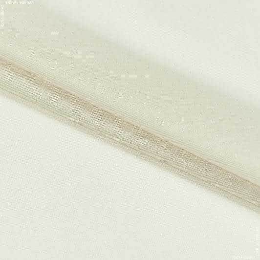 Ткани для скрапбукинга - Гардинное полотно / гипюр Далма точка крем
