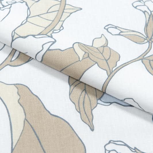 Ткани для сорочек и пижам - Поплин ТКЧ цветы