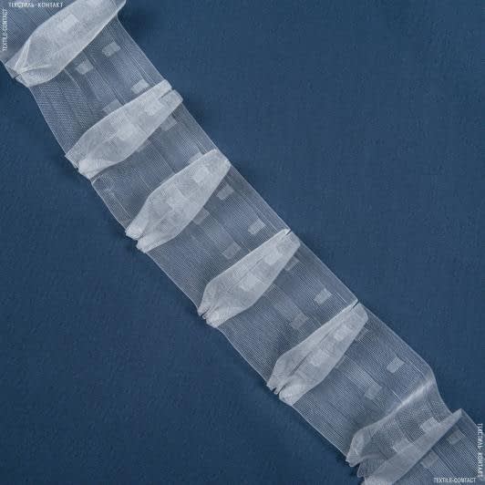 Ткани для декора - Тесьма шторная Рюмочки прозрачная КС-1:2.5 100мм±0.5мм/100м