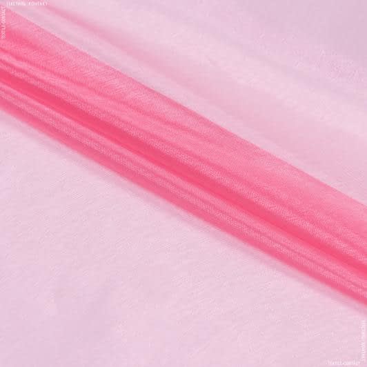 Ткани для бальных танцев - Органза фрезово-розовая