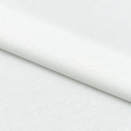 Ткани жаккард - Ткань с акриловой пропиткой жаккард Клим  огурцы, молочная