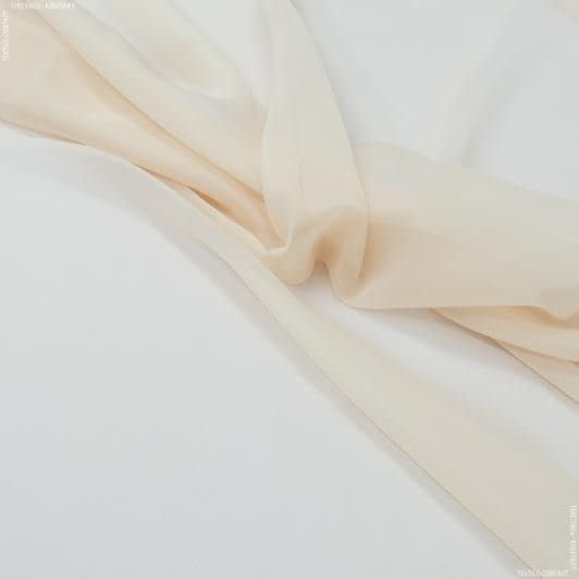Ткани гардинные ткани - Тюль вуаль св.цвет абрикос