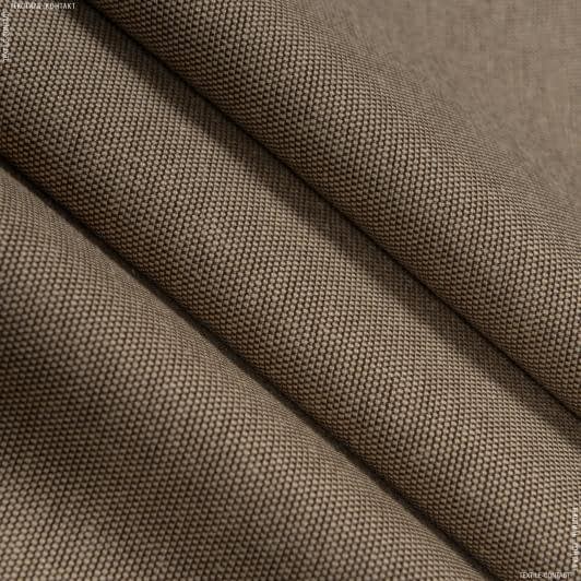 Ткани портьерные ткани - Декоративная ткань панама Песко меланж коричневый, бежевый