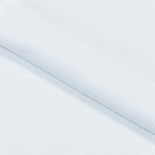 Ткани для спортивной одежды - Рибана к футеру 3х-нитке белая