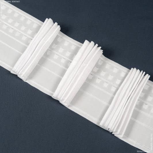 Ткани все ткани - Тесьма шторная 7 складок  матовая КС-1:3 170мм±0.5мм/50м