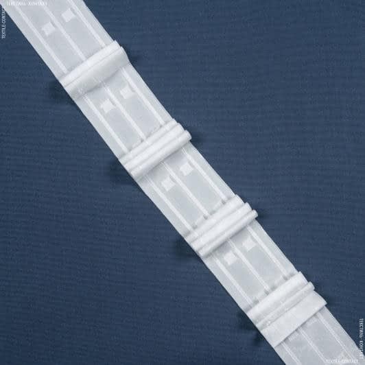 Ткани фурнитура для декора - Тесьма шторная Три складки матовая КС-1:2.5 65мм/100м