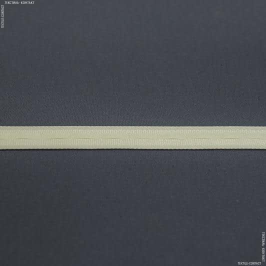 Ткани тесьма - Тесьма шторная для Римских штор матовая с петельками и тунелькой 18мм ±0.5мм/100м
