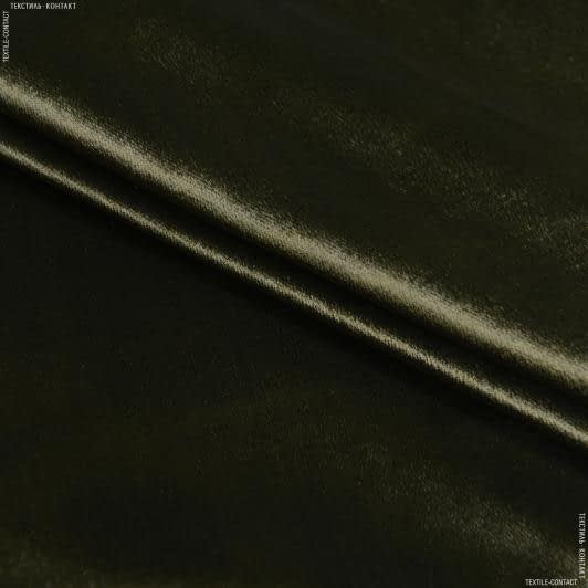 Ткани для декора - Велюр Анжелика Солейл темный оливковый