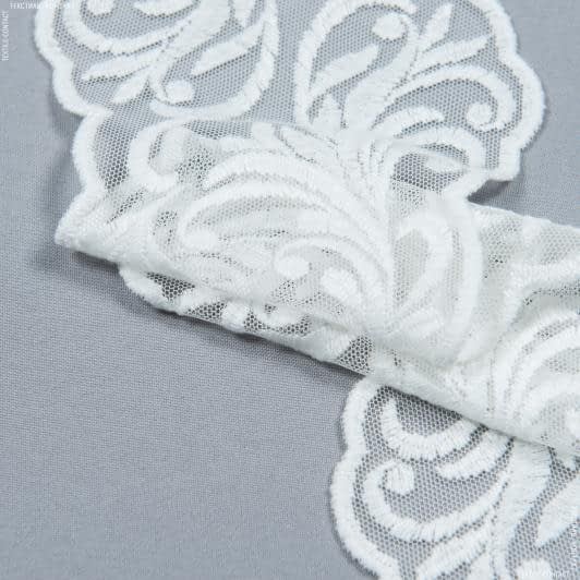 Ткани для рукоделия - Декоративное кружево Ленора цвет молочный 13 см