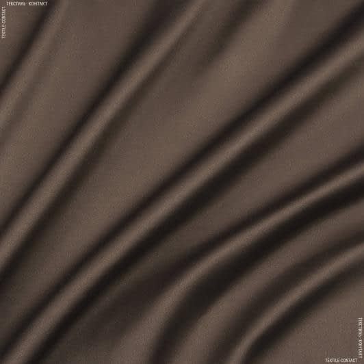 Ткани horeca - Скатертная ткань сатин Арагон-3  каштан