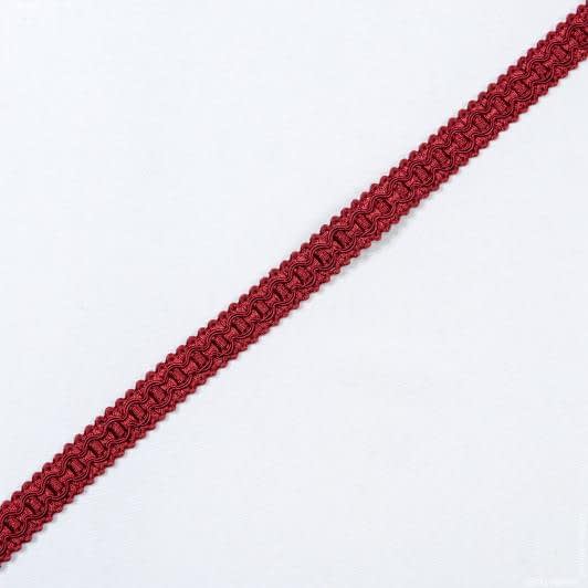 Ткани все ткани - Тесьма Бриджит широкая цвет бордо 15 мм