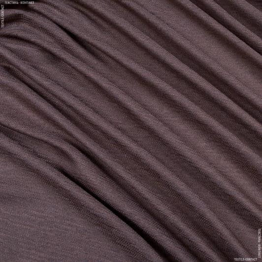 Тканини портьєрні тканини - Рогожка Азорія т.коричнева