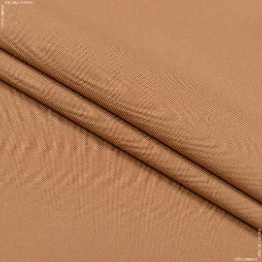 Ткани для брюк - Габардин светло-коричневый