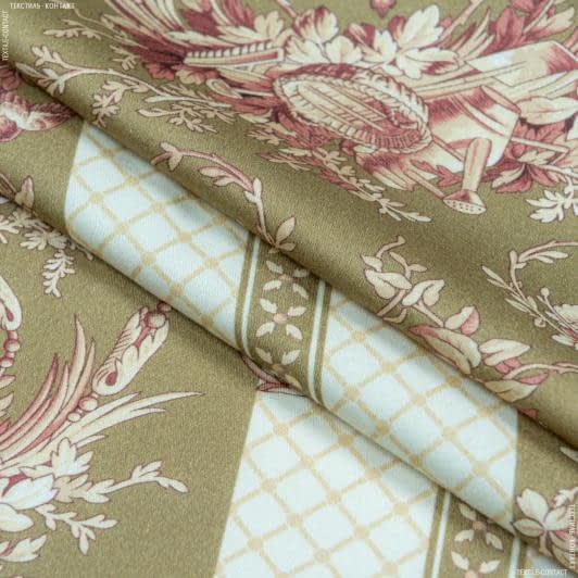 Ткани портьерные ткани - Декоративная ткань Джоан т.зеленый
