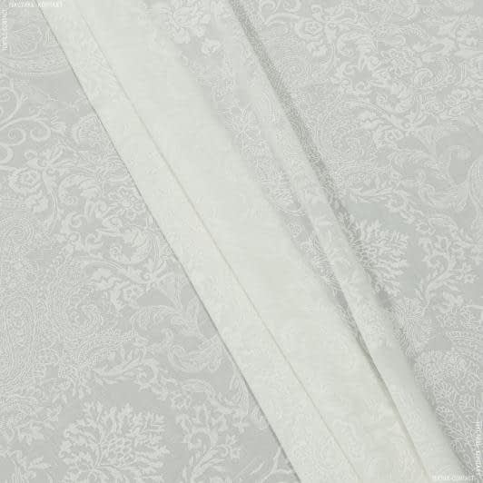 Ткани для декора - Тюль кисея Вивиен молочная с утяжелителем