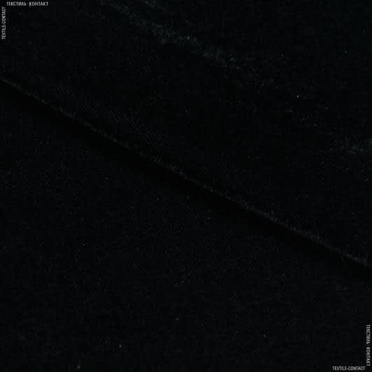Тканини для скрапбукінга - Велюр стрейч чорний
