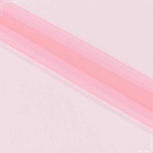 Ткани horeca - Декоративная сетка мягкая / фатин св.розовый