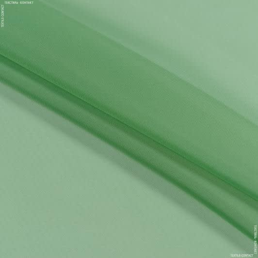 Ткани для тюли - Тюль вуаль цвет зеленая трава