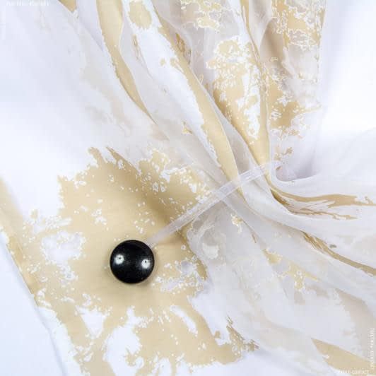 Ткани фурнитура для декора - Магнитный подхват Круг на тесьме черный 35мм.
