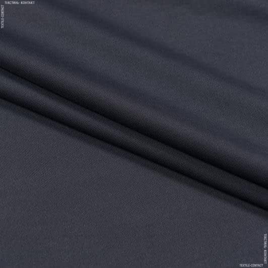 Ткани для купальников - Трикотаж дайвинг двухсторонний темно-серый