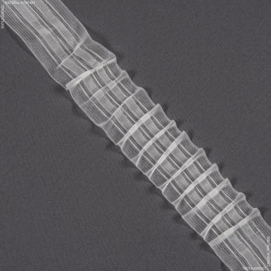 Ткани тесьма - Тесьма шторная Равномерная прозрачная КС-1:2.5 60мм±0.5мм/50м