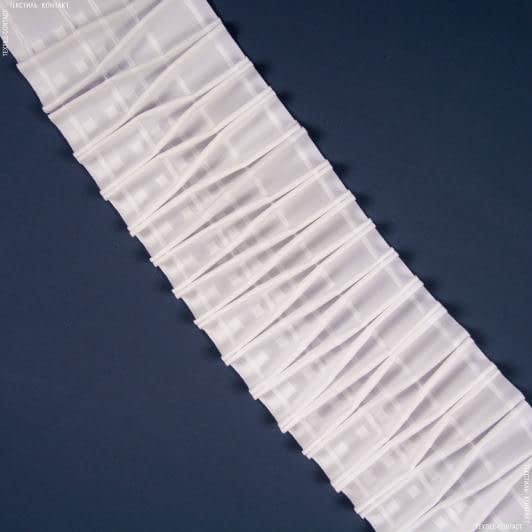 Ткани все ткани - Тесьма шторная Y-буфы матовая КС-1:3 160 мм±0.5мм/50м