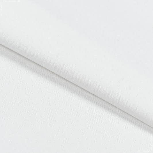 Ткани хлопок - Декоративная ткань Панама софт белая