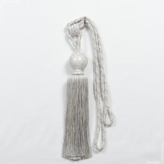 Ткани фурнитура для декора - Подхват для штор Дора серый,белый, крем 95 см (1шт)
