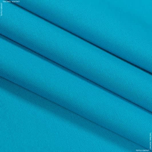 Ткани для рукоделия - Декоративная ткань панама Песко небесно-голубой