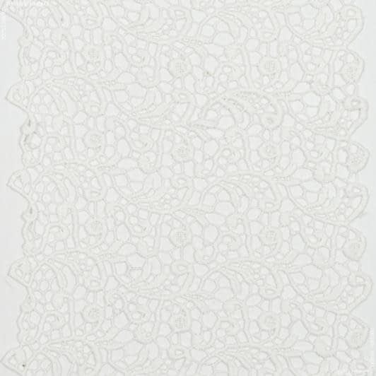 Ткани для декора - Декоративное кружево Бора молочный 23,5 см
