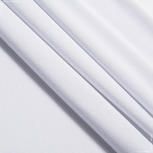 Тканини для спортивного одягу - Мікро лакоста біла