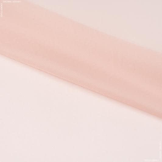 Ткани для рукоделия - Органза плотная розово-бежевая